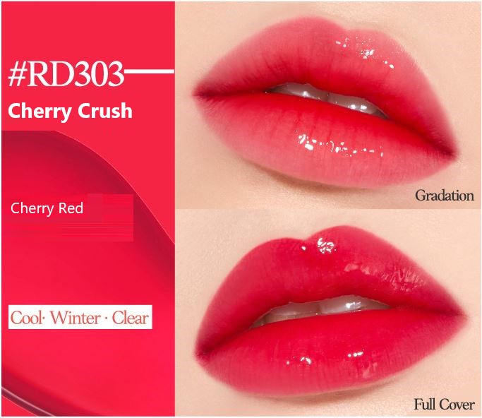 ETUDE HOUSE, ETUDE HOUSE Glass Rouge Tint, Glass Rouge Tint, ETUDE HOUSE Glass Rouge Tint #RD303 Cherry Crush, ETUDE HOUSE Glass Rouge Tint #RD303 Cherry Crush 3.2g, ลิปทินต์, ลิปกลอส, ลิป ETUDE